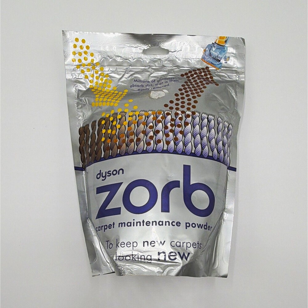 Dyson Zorb Carpet Maintenance Powder for New Carpets, Silver/Purple Bag